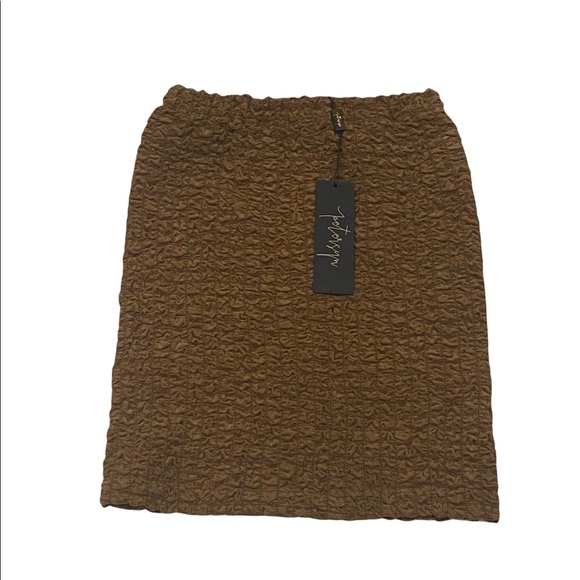 Petersyn Dresses & Skirts - PETERSYN Trixie Mini Skirt MOCHA Brown XS EXTRA SMALL NWT NEW REG $248